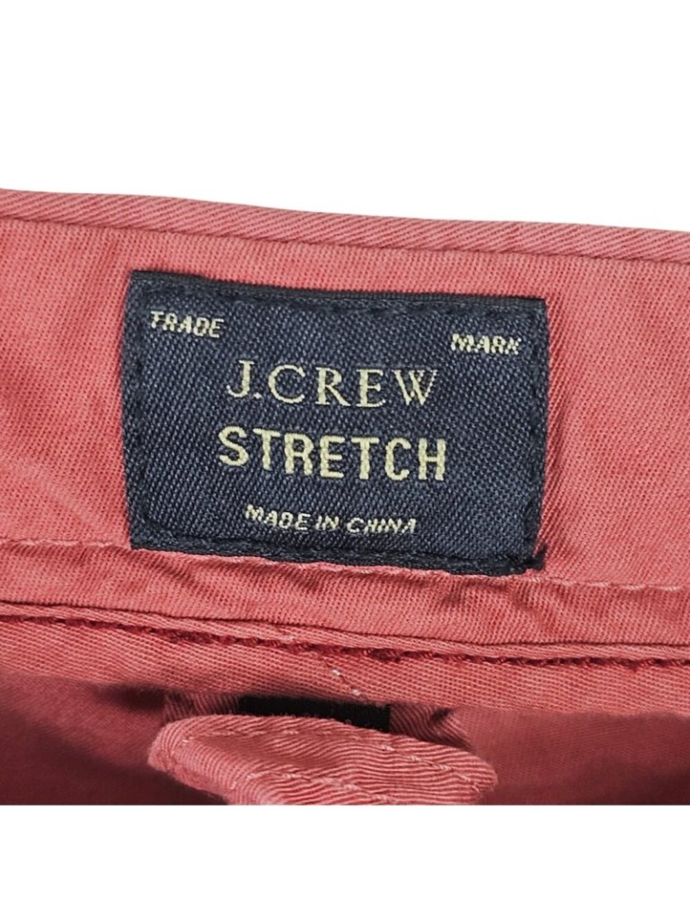 J.Crew Stretch Women's 34 Chino Trouser Pants Dusty Red Slim Fit Business Casual - Picture 4 of 12